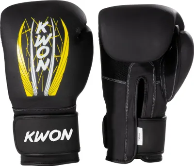 Produktbild von Boxhandschuhe Kick Thai schwarz 16oz