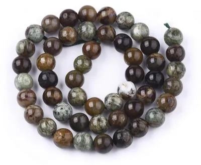 Produktbild von Edelsteinperlen Pietersite Rund 10mm Naturfarben 37 Stück/Strang