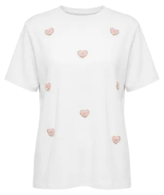 Image de T-shirt pour femme SWIRLIE - blanc, taille S