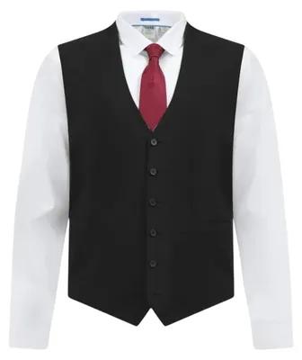 Obrázok produktu pre Duke – pánska vesta „D555 Ted“, 4-smerná pružnosť, veľkosť Kingsize DC621 (147 cm) (čierna)
