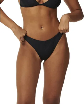 Produktbild von Rip Curl Premium Surf Hi Leg Skimpy Bikini-höschen Schwarz S Frau Schwarz S