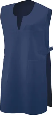 Produktbild von Überwurfschürze navy, Gr. I : Größe I : navy : 65% Polyester 35% Baumwolle