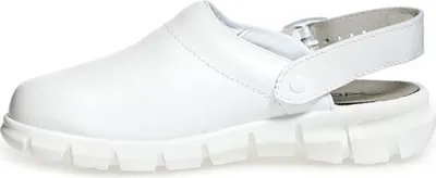 Produktbild von Abeba (7310) Clog Berufsschuhe Dynamic OB mit Aufdruck weiß 48