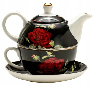Produktbild von Domdekoracji Teekanne Tasse "Tea for One" Keramik Set