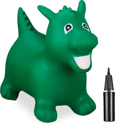 Produktbild von relaxdays 10030817_53 relaxdays Hüpftier Drache grün