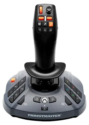 Zdjęcie produktu dla Thrustmaster SimTask FarmStick X, Drążek do maszyn rolniczych, Czarny, Szary, Thrustmaster T128, Thrustmaster T248, 185 mm, 190 mm, 230 mm