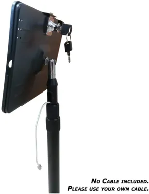 Produktbild von System-S Abschließbarer Bodenständer Tablet Halter für iPad Air 3 + Pro 10, 5 Zoll