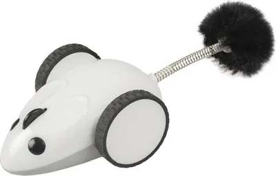 Produktbild von Duvoplus Cat Toy Race 'n chase Maus - weiß