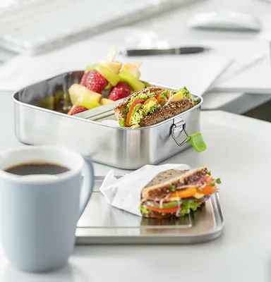 Produktbild von APS lunch box "M" wykonany z matowej stali nierdzewnej 0,8 litra