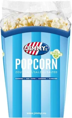 Produktbild von Jimmy's Popcorn Saltet Tub 90g