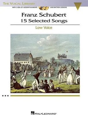 Produktbild von Franz Schubert - 15 Selected Songs (Low Voice) Book/Online Audio