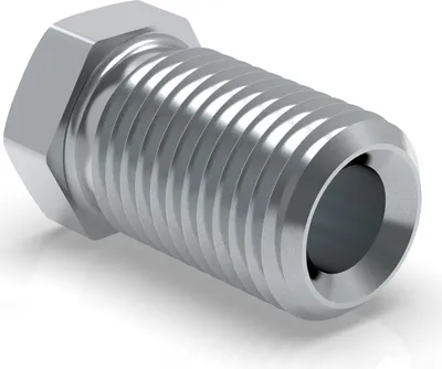 Produktbild von 10x AUPROTEC Verschraubung 3/8"x24 Bremsleitung 4,75 mm Bördel E Typ S Profi Verbinder DIN/ISO 1651 konform