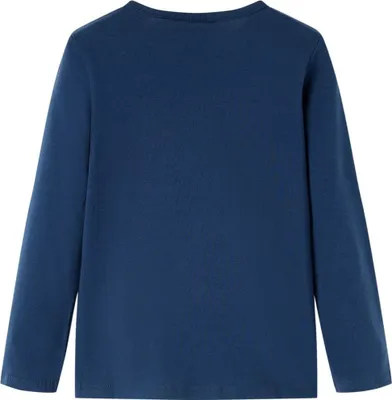 Produktbild von vidaXL Kinder-Langarmshirt Marineblau 116