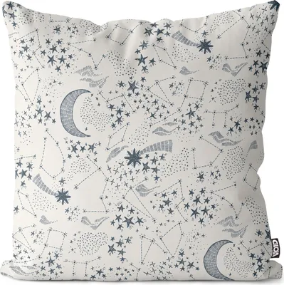 Produktbild von VOID Mond Sternschnuppe Horoskop Kissenbezug Kissenhülle sofa couch wohnzimmer dekoration wasserfest Outdoor Kissen bezug deko