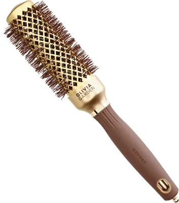 Produktbild von Olivia Garden Blowout Shine - Gold&Braun Haarbürste 35 mm