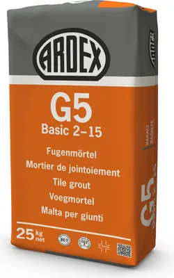 Produktbild von ARDEX G5 Fugenmörtel Basic grau 25kg