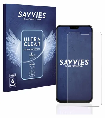 Produktbild von 6x Für Honor 8X Schutzfolie Savvies Displayschutz Display Schutz Folie Klar Transparent