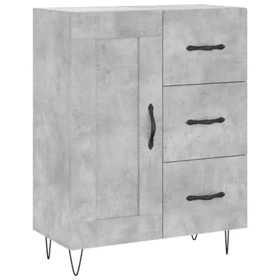 Produktbild von Sideboard Betongrau 69,5x34x90 cm Holzwerkstoff