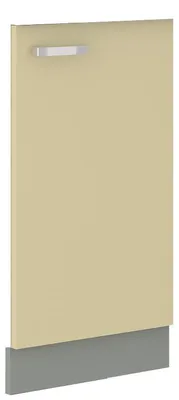 Zdjęcie produktu dla Front do zabudowy zmywarki ULLERIKE – 45 x 72 cm, kremowy/szary