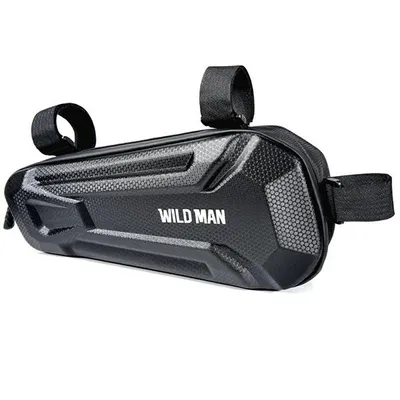 Immagine prodotto di Wildman Borsa per telaio bici Xt9 Xl 3,5L Maniglia per bicicletta Nero/Nero