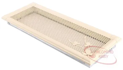 Zdjęcie produktu dla Ruszt kominkowy 16x45 cm, kość słoniowa PREMIUM RETRO