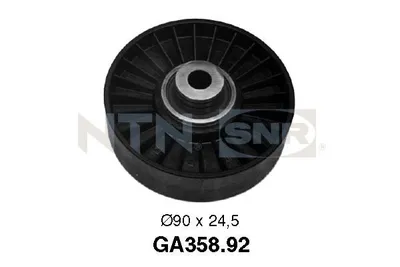 Produktbild von SNR GA358.92 Umlenkrolle Keilrippenriemen für FIAT PUNTO (188) für ALFA ROMEO 147 (937)