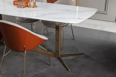 Produktbild von Tisch in Weiß für Esszimmer Moderner Stil Komfortabel Tische
