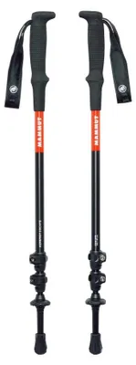 Zdjęcie produktu dla Kijki Aenergy Escape marki Mammut – lekkie, regulowane kijki trekkingowe, kolor: czarny, długość: 100–140 cm