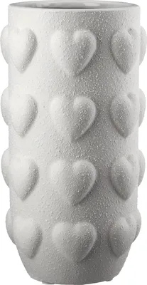 Immagine prodotto di Gilde Vase, "Herzlich", Keramik, weiß, VE 3, H. 20 cm, D. 11 cm 58782