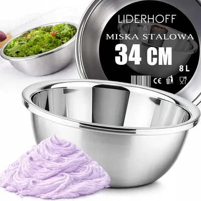 Produktbild von Liderhoff Gastro-Schüssel Edelstahl Küchenschüssel 34cm 7L