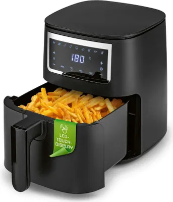 GOURMETmaxx Heißluft-Fritteuse Digital 4l 1300W schwarz matt