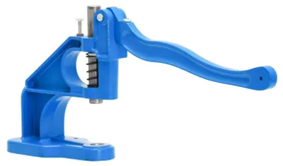 Immagine prodotto di Pressa manuale per occhielli - Macchina per occhielli - 3 forme - 1500 occhielli in metallo - 6/10/12 mm - Per uso fai-da-te