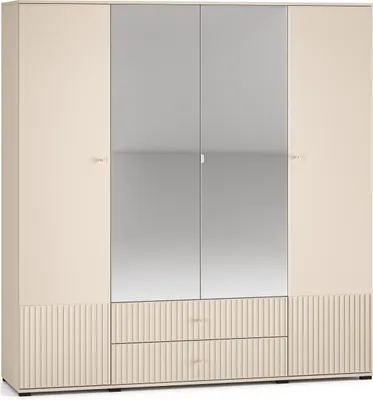 Produktbild von Marmex Möbel Spiegelschrank SOPHIE 23 großer Kleiderschrank Drehtürenschrank mit Schubladen
