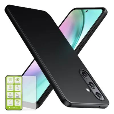 Image de Étui en silicone pour Samsung Galaxy A55, étui en verre H9