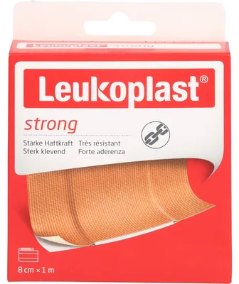 Zdjęcie produktu dla LEUKOPLAST STRONG 8CMX1M, 1 St PFL