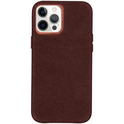 Produktbild von Decoded, Apple iPhone 12 Pro Max Lederhülle, Braun