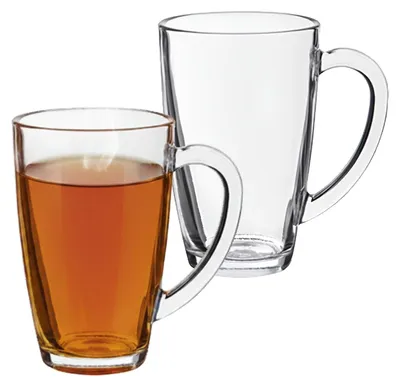 Produktbild von Alessandro Teeglaser Bristol - 2x Stuck - mit Henkel - 420 ml - Glas