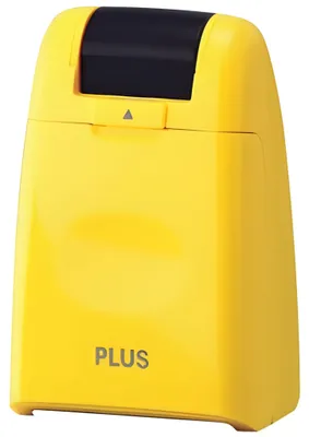 Produktbild von PLUS JAPAN Datenschutz-Rollstempel Standard, gelb