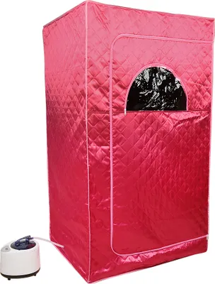 Produktbild von Dampfsauna Saunakabine Heimsauna für 2 Person Gewichtsverlust Therapie 1000w 2L Rot