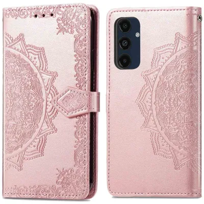Immagine prodotto di Custodia a libro imoshion Mandala per Samsung Galaxy S24 FE - Oro rosa