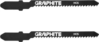 Produktbild von GRAPHITE 2 x Stichsägeblätter T-Schaft Sägeblatt für Holz und Kunststoff