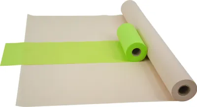 Produktbild von Sensalux Kombi-Set 1 Tischdeckenrolle 1m x 25m creme+Tischläufer 30cm apfelgrün