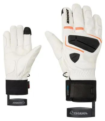 Produktbild von Ziener Herren GALF-Z Ski-Handschuhe/Wintersport | Primaloft, Leder, Touch, White