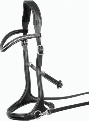 Produktbild von USG Gebisslose Trense ''Trust'', schwarz, Pony