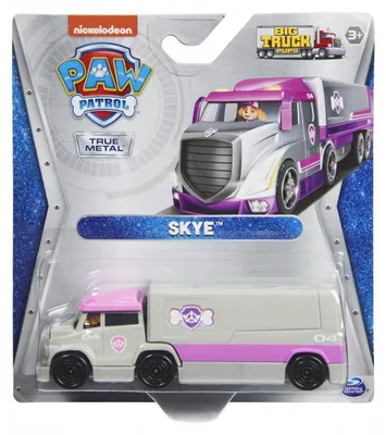 Produktbild von Spin Master Psi Patrol Skye Big Truck Fahrzeug TRUE METAL 1:55
