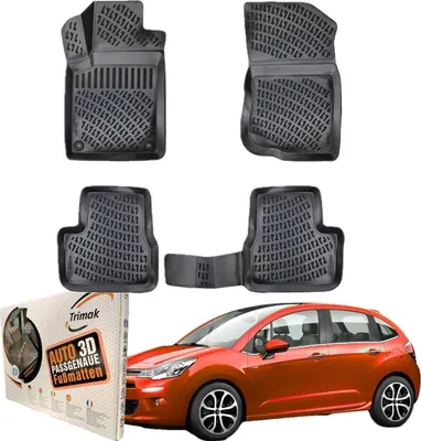 Produktbild von CITROEN C3 2.Gen (2009 - 2017)  Auto Gummimatten Autofußmatten