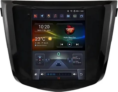 Image de Autoradio Android Nissan Qashqai J11 / X-Trail T32 série S – CarPlay, Android Auto, écran HD 768x1024, Bluetooth, 3 ports USB, double DIN – 3 Go de RAM, 32 Go de mémoire
