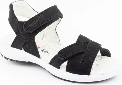 Produktbild von Superfit 1-609204 0000 Mädchen Sandale Rainbow Schwarz, Schwarz, Gr. 31