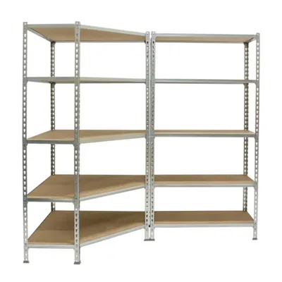 Produktbild von Simonrack Schwerlastregal MADERCLICK CORNER 5 8425437135293 silber 90,0 x 30,0 x 180,0 cm