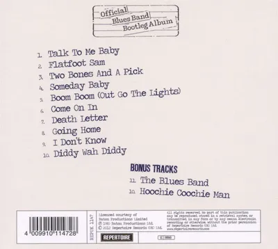 Produktbild von Official Blues Band Bootleg Album
